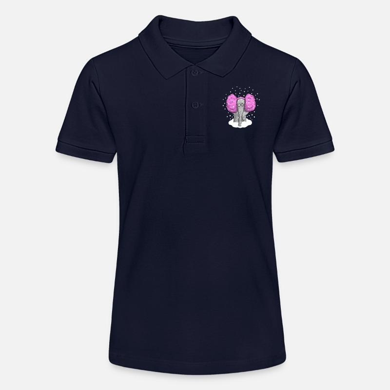 éléphant - Polo bio MINI SPRINTER Stanley/Stella Ado - bleu marine