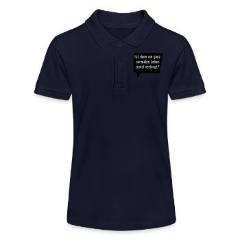 Ist ein ganz normales Leben denn zuviel verlangt? - Stanley/Stella Teenager Bio-Poloshirt MINI SPRINTER - Navy - Vorne