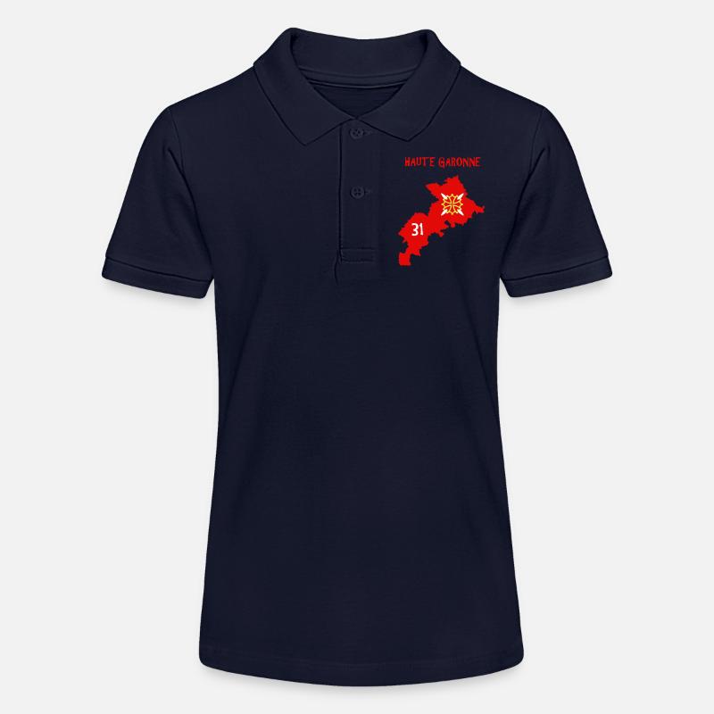 Haute Garonne - Polo bio MINI SPRINTER Stanley/Stella Ado - bleu marine