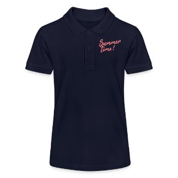 heure d'été - Polo bio MINI SPRINTER Stanley/Stella Ado - bleu marine - Devant
