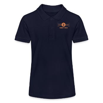 Bitcoin Rabbit Hole - Stanley/Stella Teen Organic Polo Shirt MINI SPRINTER - navy - Front