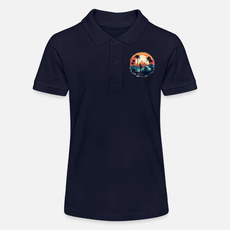 Écusson d’aventure - Polo bio MINI SPRINTER Stanley/Stella Ado - bleu marine