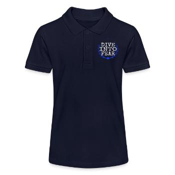 resilient courage cool bungee jumping safety bday - Stanley/Stella Teenager Bio-Poloshirt MINI SPRINTER - Navy - Vorne