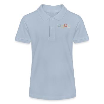 Vintage-Retro-Fernseher - Stanley/Stella Teenager Bio-Poloshirt MINI SPRINTER - Rot - Vorne