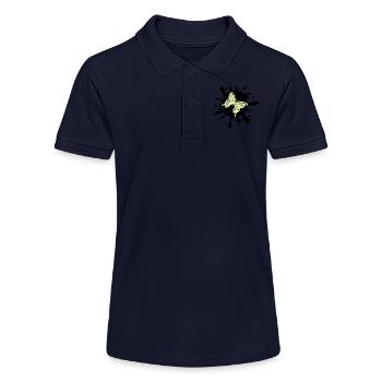 Papillon éclaboussure de couleur - Polo bio MINI SPRINTER Stanley/Stella Ado - bleu marine - Devant
