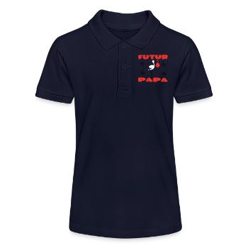FUTUR PAPA - Polo bio MINI SPRINTER Stanley/Stella Ado - bleu marine - Devant
