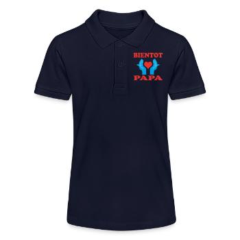 BIENTOT PAPA - Polo bio MINI SPRINTER Stanley/Stella Ado - bleu marine - Devant