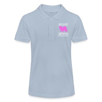 Samojede Hund Samoyed - Stanley/Stella Teenager Bio-Poloshirt MINI SPRINTER - Rot - Vorne