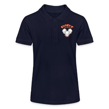 3 Vögel Chicks on Tour Spruch Party Girls Frauen - Stanley/Stella Teenager Bio-Poloshirt MINI SPRINTER - Navy - Vorne
