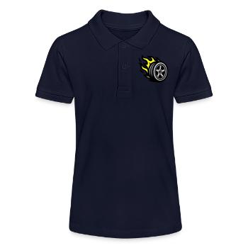 Reifen Flamme - Stanley/Stella Teenager Bio-Poloshirt MINI SPRINTER - Navy - Vorne