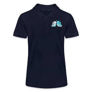 Chenille Famille Parents Maman Papa Enfants Frères et sœurs - Polo bio MINI SPRINTER Stanley/Stella Ado - bleu marine - Devant