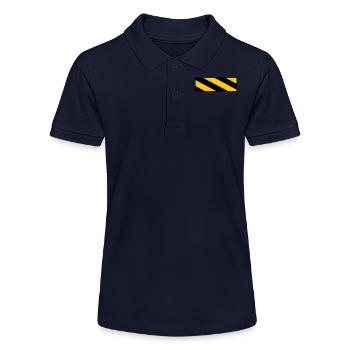 panneau d'avertissement - Polo bio MINI SPRINTER Stanley/Stella Ado - bleu marine - Devant