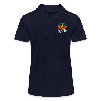 Yeah Mon Jamaican Vintage Jamaica Reggae Vacation - Stanley/Stella Teen Organic Polo Shirt MINI SPRINTER - navy - Front