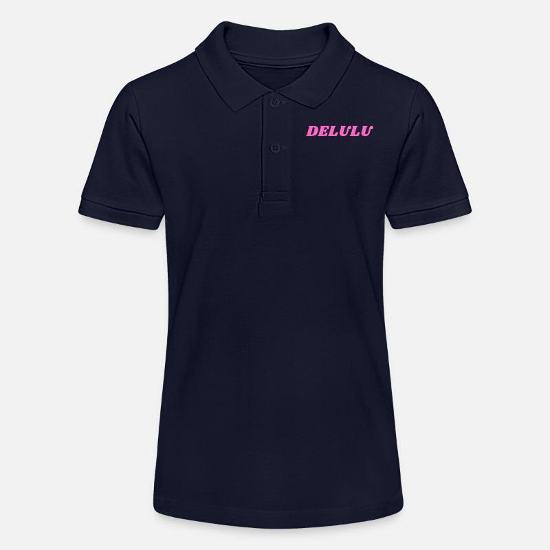 DELULU, Rose - Polo bio MINI SPRINTER Stanley/Stella Ado - bleu marine