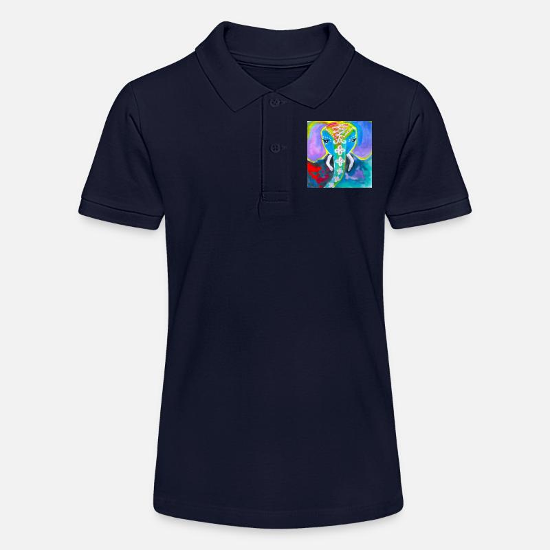 Éléphant - Polo bio MINI SPRINTER Stanley/Stella Ado - bleu marine