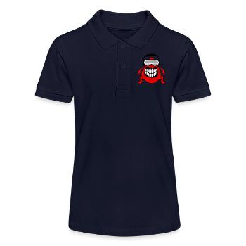 DJ Monster Alien Außerirdischer Party Musik Spaß - Stanley/Stella Teenager Bio-Poloshirt MINI SPRINTER - Navy - Vorne