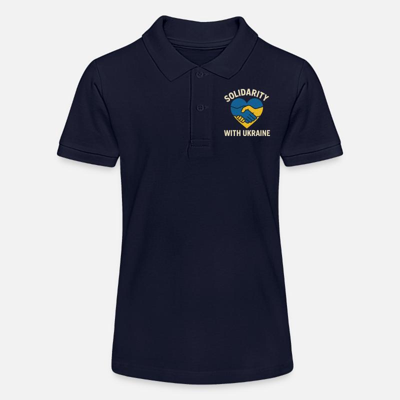 Solidarité avec l’Ukraine - Polo bio MINI SPRINTER Stanley/Stella Ado - bleu marine