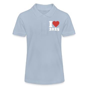 J’aime 2025 - Coeur - Bonne Année - Polo bio MINI SPRINTER Stanley/Stella Ado - rouge - Devant