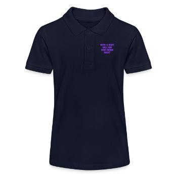 Mit einem Körper wie diesem, der Haare braucht Glatze Mann - Stanley/Stella Teenager Bio-Poloshirt MINI SPRINTER - Navy - Vorne
