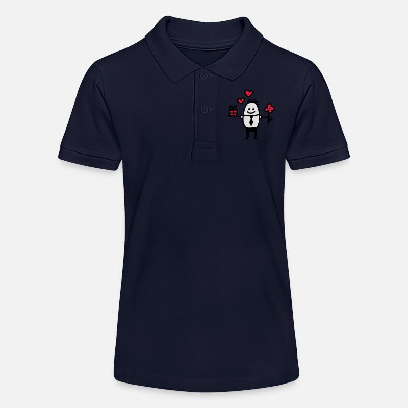 valentine - Polo bio MINI SPRINTER Stanley/Stella Ado - bleu marine
