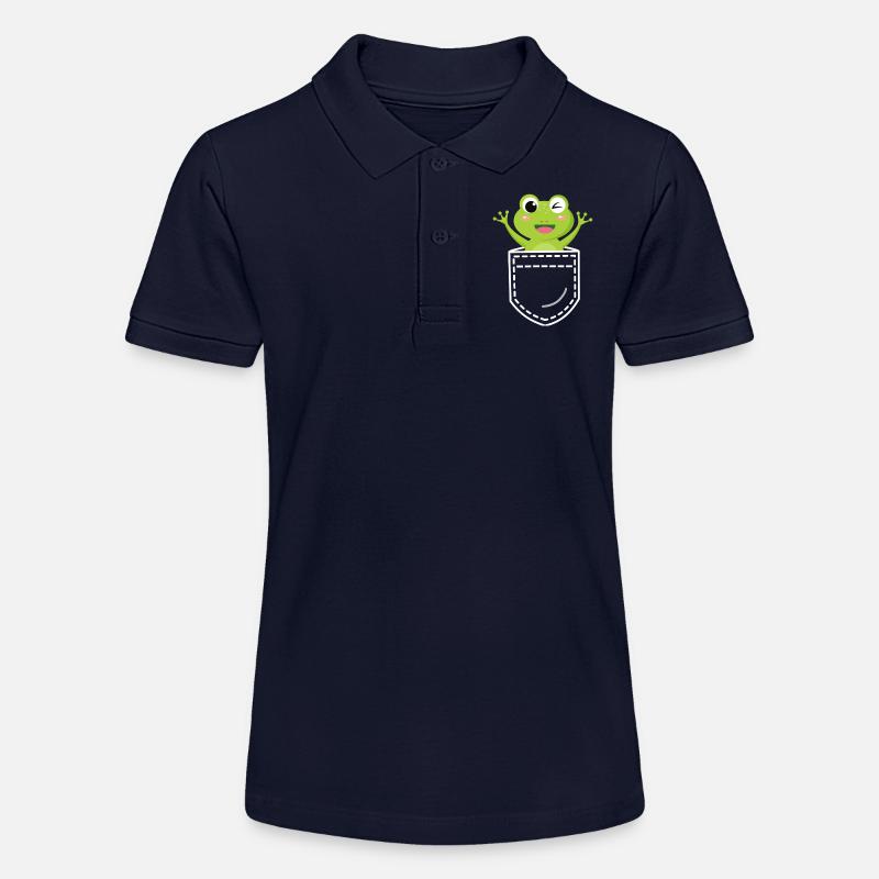Grenouille grenouille - Polo bio MINI SPRINTER Stanley/Stella Ado - bleu marine