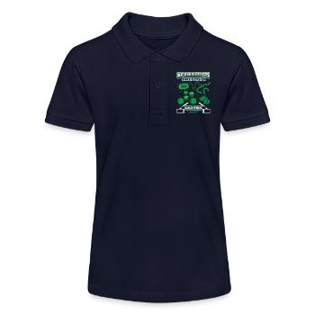Mikrobiologe, Mikrobiologie, lustiger Spruch, Pun - Stanley/Stella Teenager Bio-Poloshirt MINI SPRINTER - Navy - Vorne
