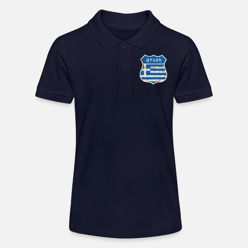 Athènes - Polo bio MINI SPRINTER Stanley/Stella Ado - bleu marine