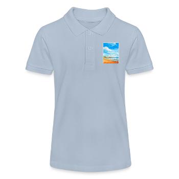 Constantine Bay, Cornwall, England, Vereinigtes Königreich, Reiseposter - Stanley/Stella Teenager Bio-Poloshirt MINI SPRINTER - Rot - Vorne