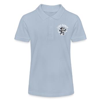 Line Dance Eule lustige Eule tanzt Linedance - Stanley/Stella Teenager Bio-Poloshirt MINI SPRINTER - Rot - Vorne