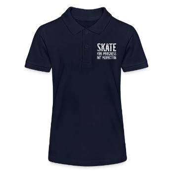 Skateboard Art For Boys Girls Men Skateboard Gifts - Stanley/Stella Teenager Bio-Poloshirt MINI SPRINTER - Navy - Vorne