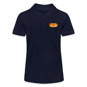 Hot dog Wurst - Stanley/Stella Teenager Bio-Poloshirt MINI SPRINTER - Navy - Vorne