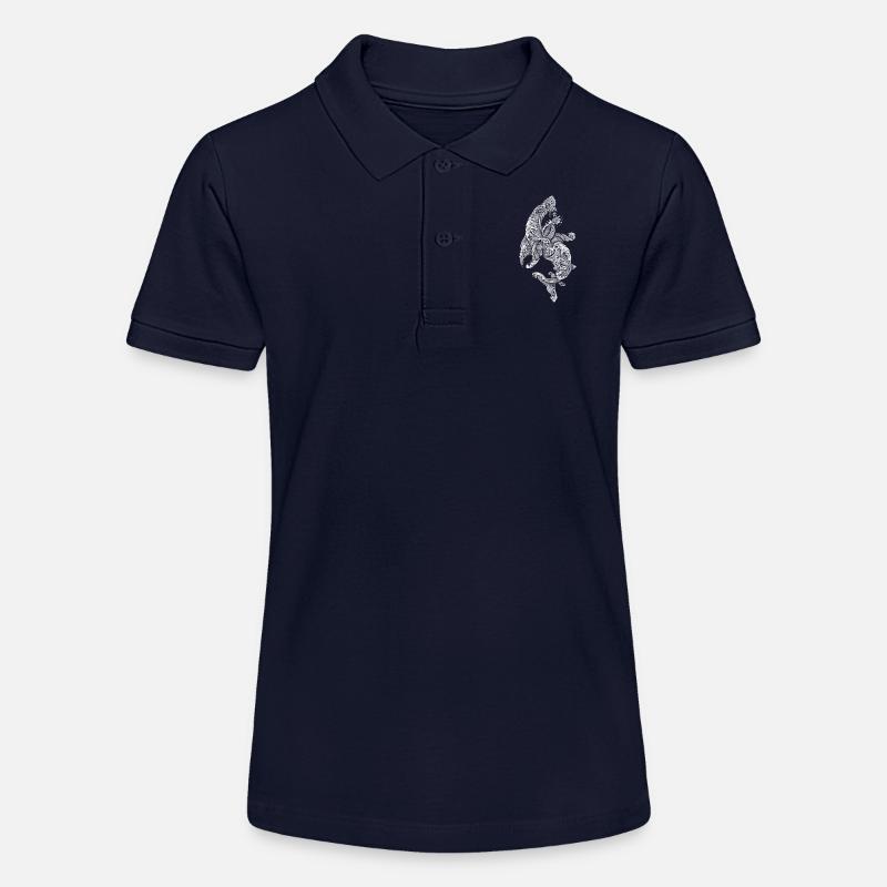 Shark Surfer - Polo bio MINI SPRINTER Stanley/Stella Ado - bleu marine