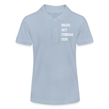 Goldig seit Februar 2026 - Stanley/Stella Teenager Bio-Poloshirt MINI SPRINTER - Rot - Vorne