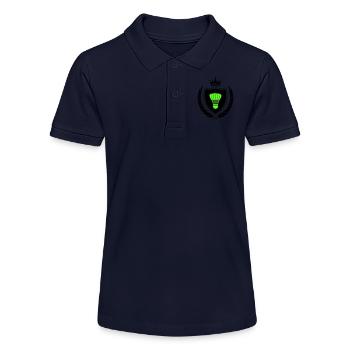 wappen badminton - Stanley/Stella Teenager Bio-Poloshirt MINI SPRINTER - Navy - Vorne