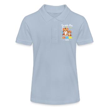 Je Vais Être Cousin 2026 Annonce Grossesse Tigre - Polo bio MINI SPRINTER Stanley/Stella Ado - rouge - Devant