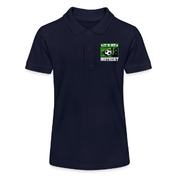 12e anniversaire Garçon Soccer 12 ans Cadeaux - Polo bio MINI SPRINTER Stanley/Stella Ado - bleu marine - Devant