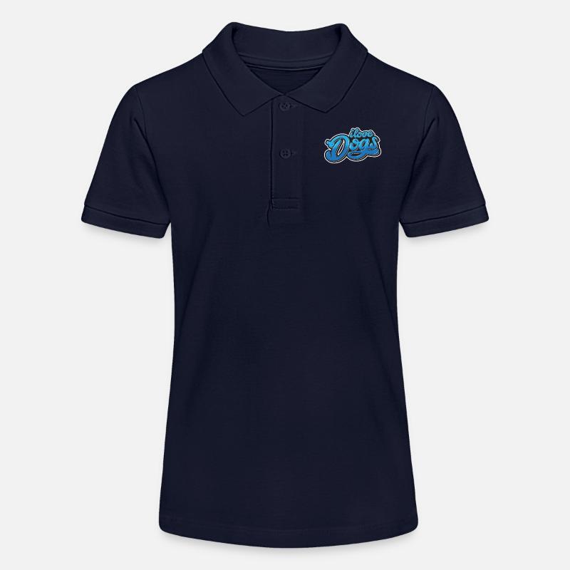 J'adore les chiens - Polo bio MINI SPRINTER Stanley/Stella Ado - bleu marine