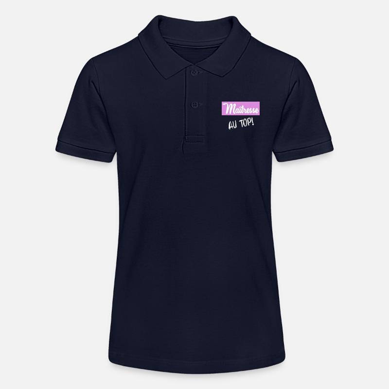 MERCI. MAÎTRESSE - Polo bio MINI SPRINTER Stanley/Stella Ado - bleu marine