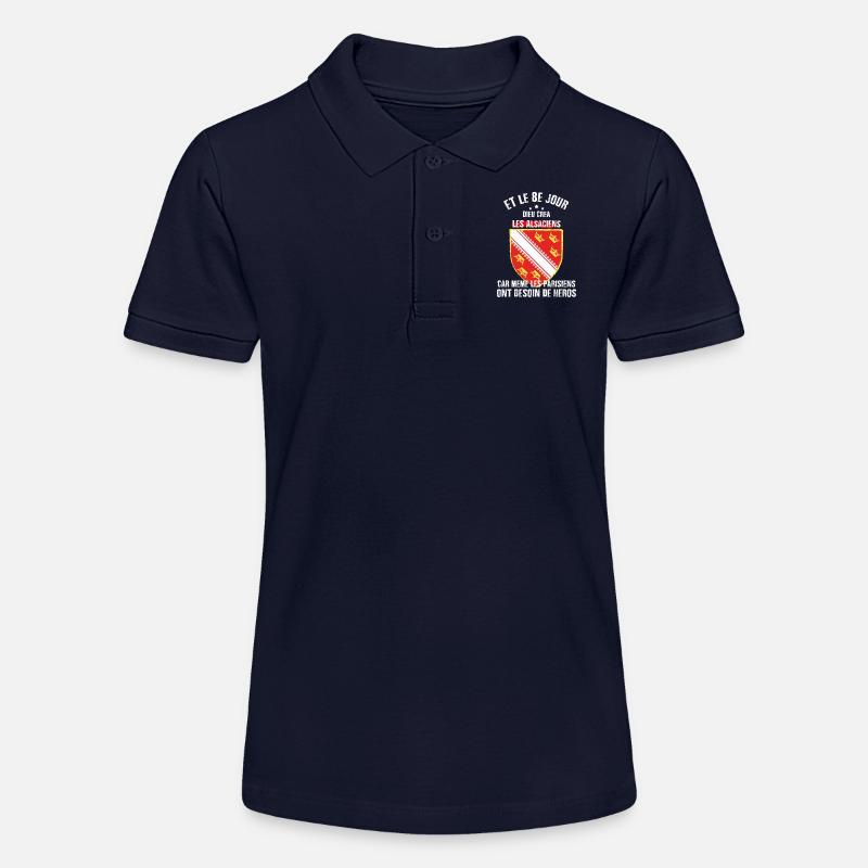 le 8e jour les alsaciens - Polo bio MINI SPRINTER Stanley/Stella Ado - bleu marine