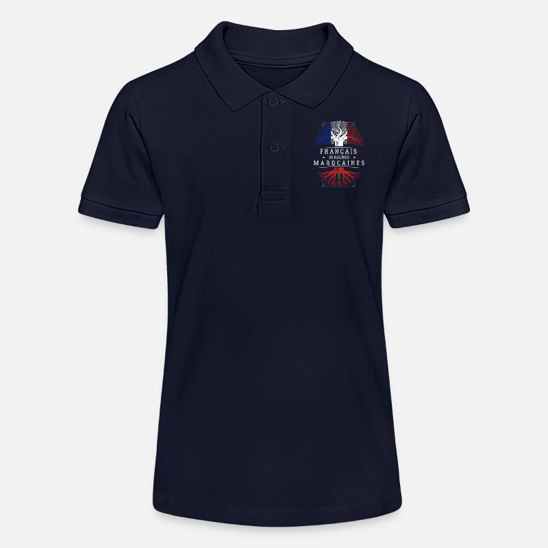 Racines Marocaines - Polo bio MINI SPRINTER Stanley/Stella Ado - bleu marine
