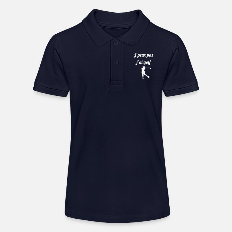 j'peux pas j'ai golf - Polo bio MINI SPRINTER Stanley/Stella Ado - bleu marine