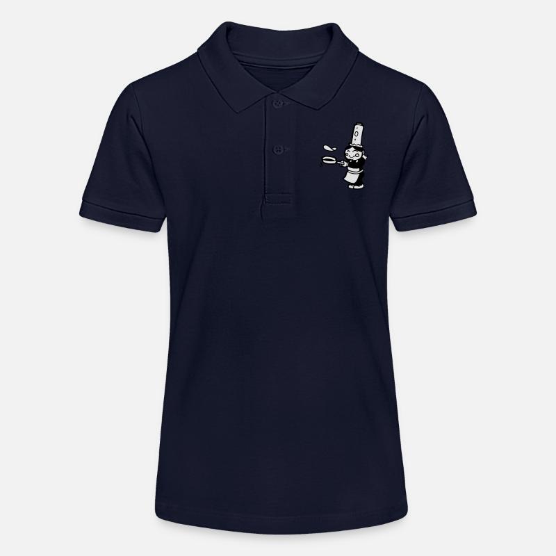 bigoudene bretonne crèpe de bretagne - Polo bio MINI SPRINTER Stanley/Stella Ado - bleu marine