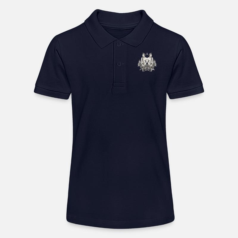 Gemini Zodiac - Polo bio MINI SPRINTER Stanley/Stella Ado - bleu marine