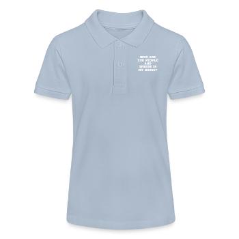 Who are you people and where is my horse - Stanley/Stella Teen Organic Polo Shirt MINI SPRINTER - red - Front