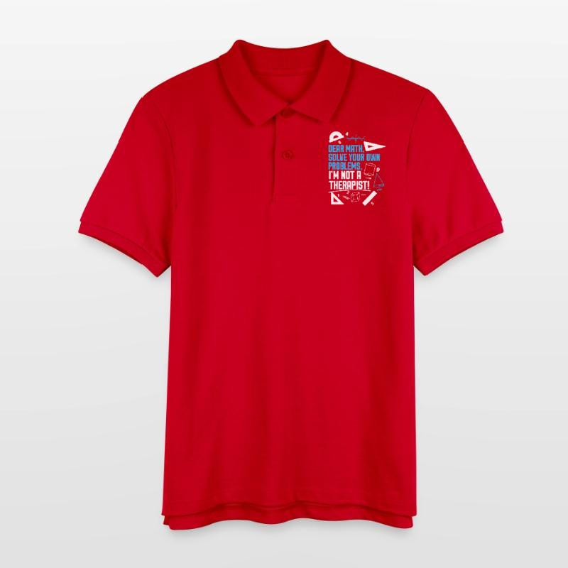 Mathematician Math Solve Your Own Problem Stanley/Stella Teen Organic Polo Shirt MINI SPRINTER