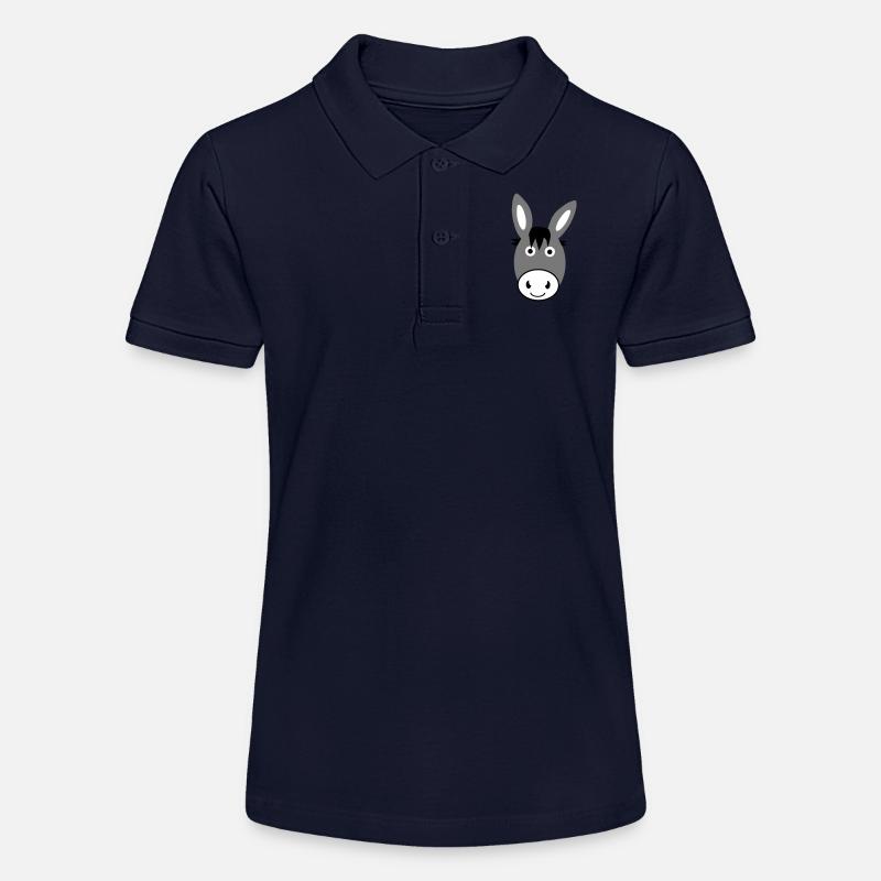 Âne - Polo bio MINI SPRINTER Stanley/Stella Ado - bleu marine