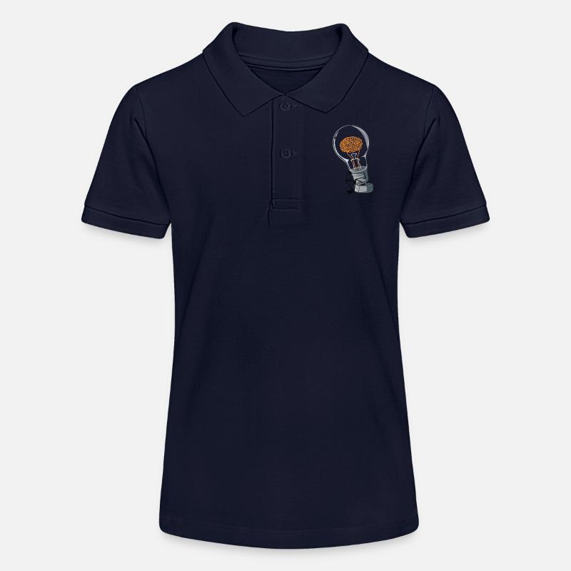 le penseur - Polo bio MINI SPRINTER Stanley/Stella Ado - bleu marine