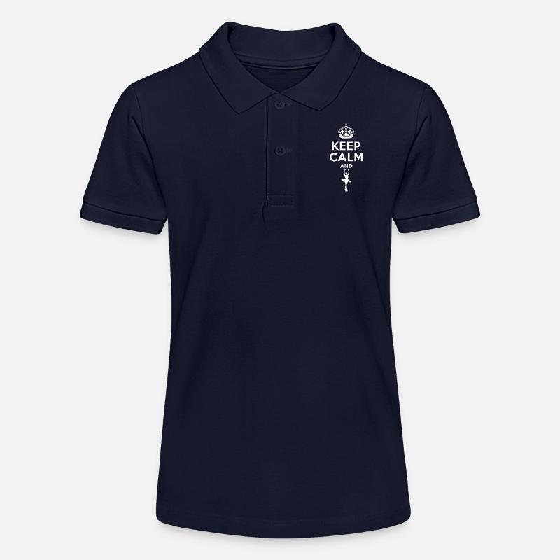 Keep Calm - Ballett - Polo bio MINI SPRINTER Stanley/Stella Ado - bleu marine