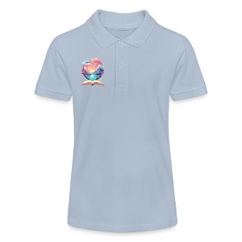 Zauberhafte Bücher Welten - Stanley/Stella Teenager Bio-Poloshirt MINI SPRINTER - Rot - Vorne
