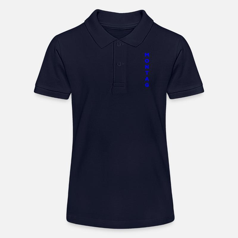 Lundi - bleu - Polo bio MINI SPRINTER Stanley/Stella Ado - bleu marine